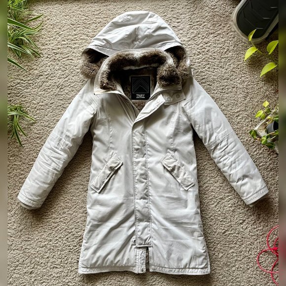 TNA Jackets & Blazers - Aritzia TNA White Chamonix Parka